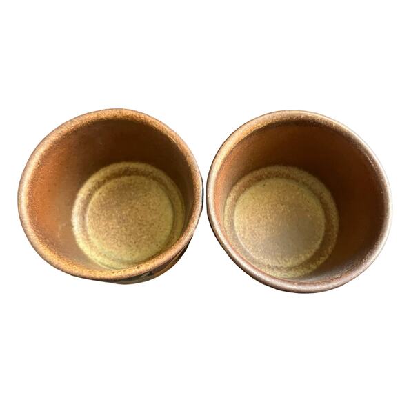 2 Vintage Pottery Craft USA Handcrafted Stoneware Cups - Picture 6 of 9